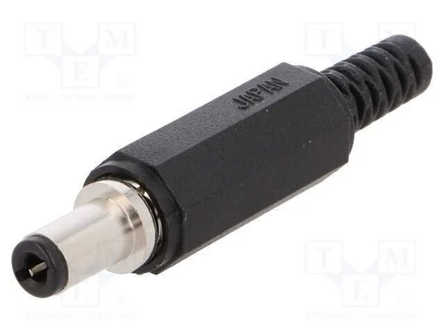 Ficha, de Alimenta&ccedil;&atilde;o Dc, F&ecirc;mea, 5,5/2,1mm, com o Anel Protetor