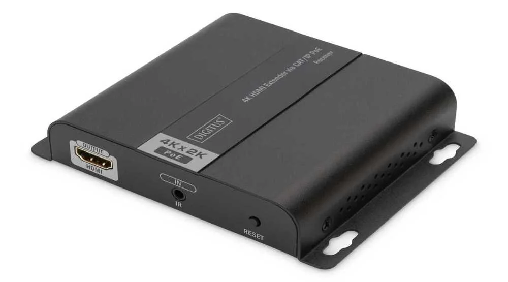 Digitus Ds-55125 Extens&atilde;o Av Receptor Av Preto