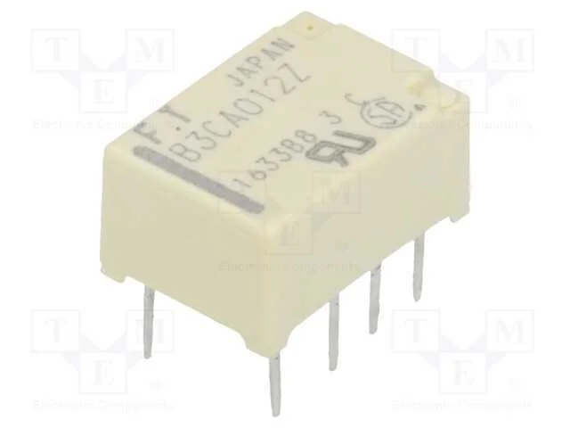 Rel&eacute;: Eletromagn&eacute;tico, Dpdt, Ubobina : 12vdc, 2a, 0,3a/125vac, Tht