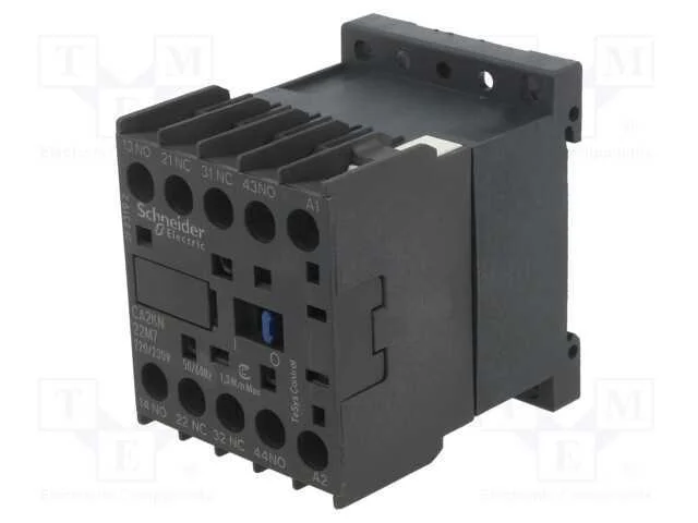 Contator: 4-de polo, NC x2 + NO x2, 220VAC, 10A, .