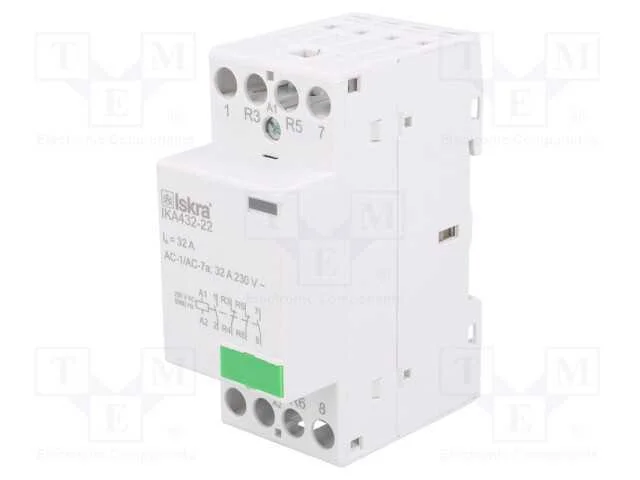 Contator: 4-De Polo de Instala&ccedil;&atilde;o, 32a, 230vac, Nc X2 + No X2