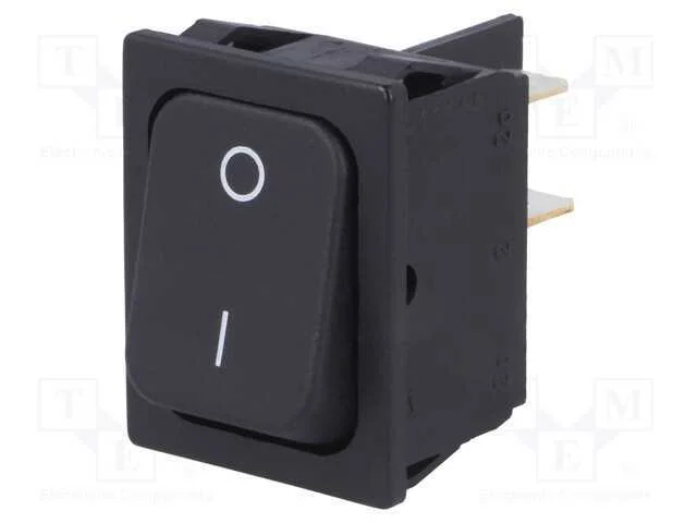 Rocker, Dpst, Pos: 2, Off-On, 20a/250vac, Preto, Ip40, N&atilde;o Disp.
