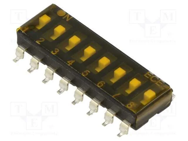 Interruptor: Dip-Switch, Quantidade de Sec&ccedil;&otilde;es: 8, Off-On, Pos: 2