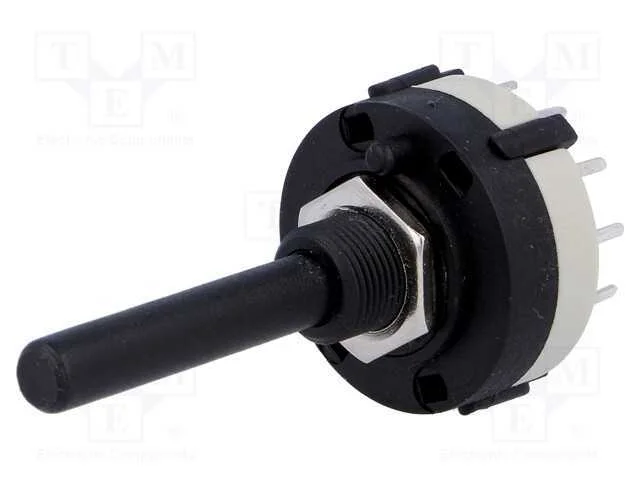 Interruptor: girat&oacute;rio, Pos: 12, 0,3A/125VAC, 1A/.