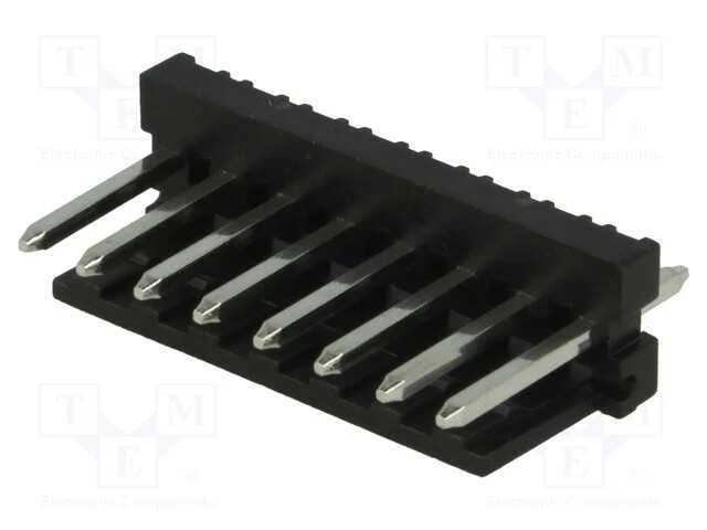 Tomada, fio-placa, macho, PIN: 8, 3,96mm, THT, MA.