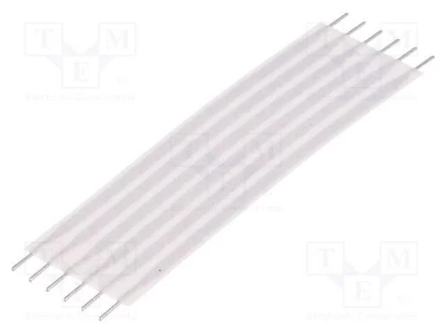 Conector: Jumper Flex&iacute;vel, Raster Fita: 2,54mm, L: 50,8mm, Retos