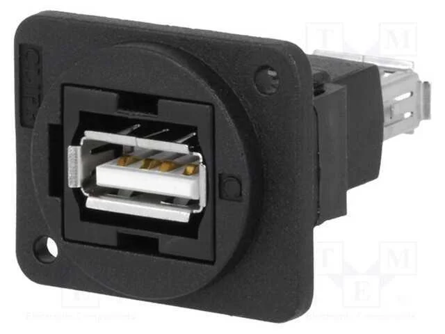 Conector, USB A tomada,em ambos os lados, FT, USB.