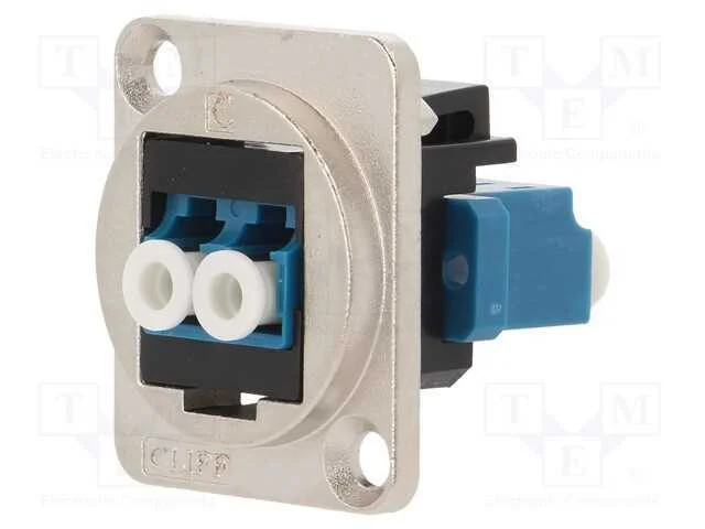 Conector: fibra &oacute;tica, conector, duplex de passo .