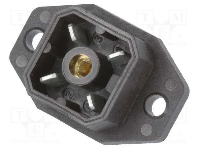 Conector: Quadrados, G, Tomada, Macho, Pin: 4, Estanhado, Ip65, Solda