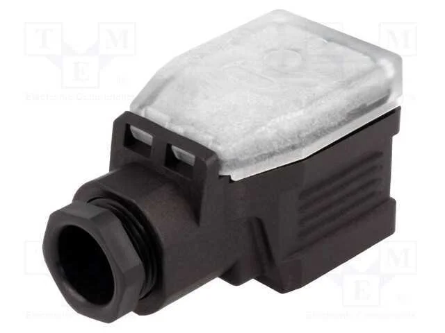 Conector: de V&aacute;lvulas, Ficha, Formato A, 18mm, F&ecirc;mea, Pin: 4, 1,5mm2