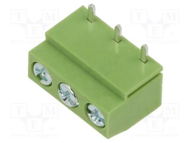 PCB bloco terminal, simples, 5mm, faixas: 3, para.
