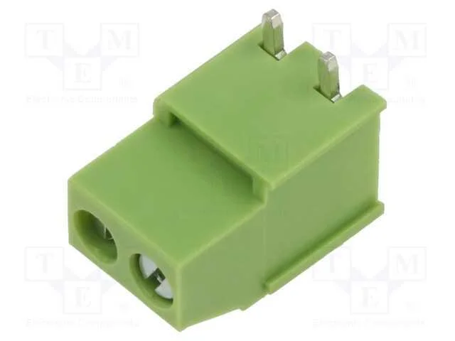 PCB bloco terminal, simples, 5mm, faixas: 2, para.