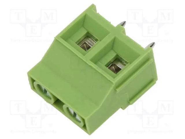 PCB bloco terminal, angulares 90, 9,5mm, faixas: .