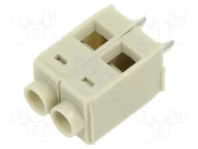 PCB bloco terminal, angulares 90, 5mm, faixas: 2,.
