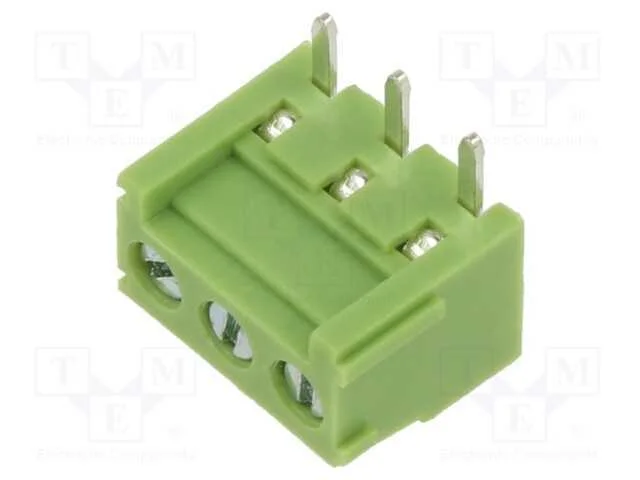PCB bloco terminal, simples, 3,81mm, faixas: 3, p.