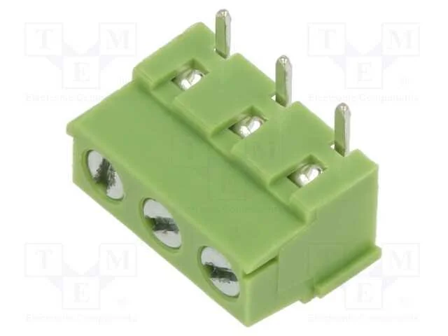 PCB bloco terminal, simples, 5mm, faixas: 3, para.