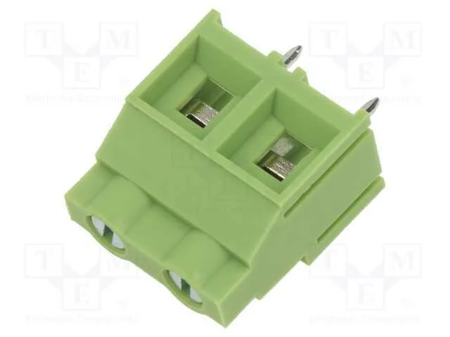 PCB bloco terminal, angulares 90, 9,52mm, faixas:.
