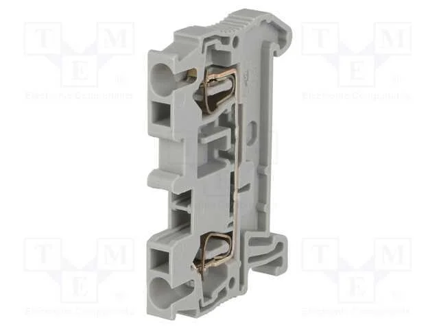 Conector: de Carril, St, 0,08&divide;2,5mm2, Faixas: 1, Bra&ccedil;adeiras: 2