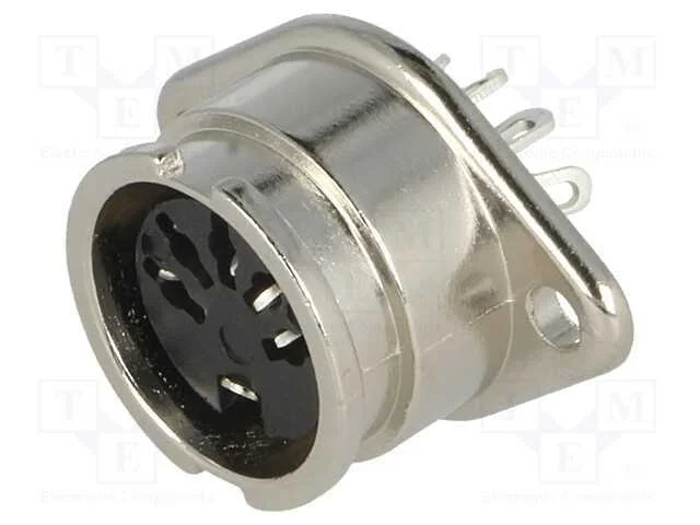 Tomada, Din, F&ecirc;mea, Pin: 5, Sistema: 180, Simples.