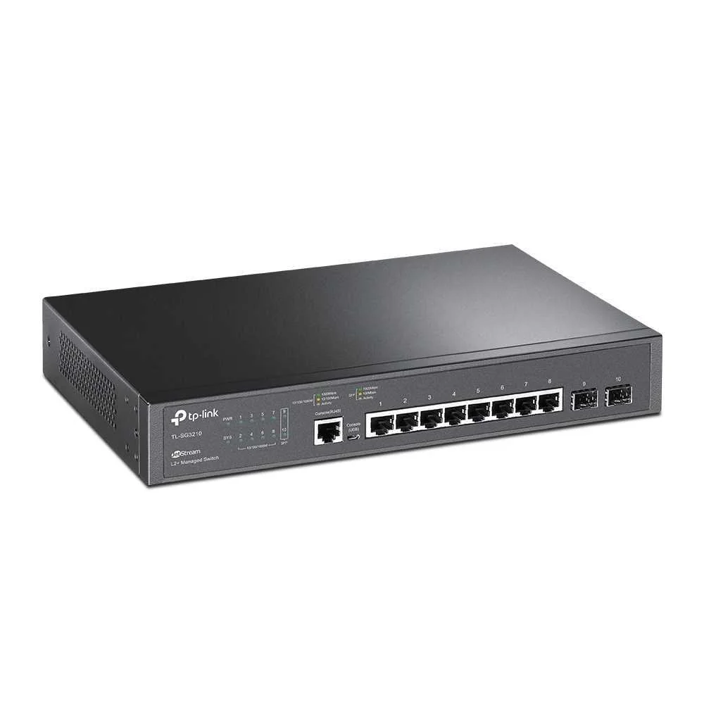 Tp-Link Switch Tp-Link 10x Fe+ 8x Ge Tl-Sg3210