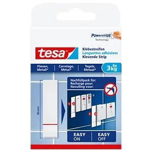 Tesa Klebestreifen Fliesen & Metall Bis 3kg             6st.