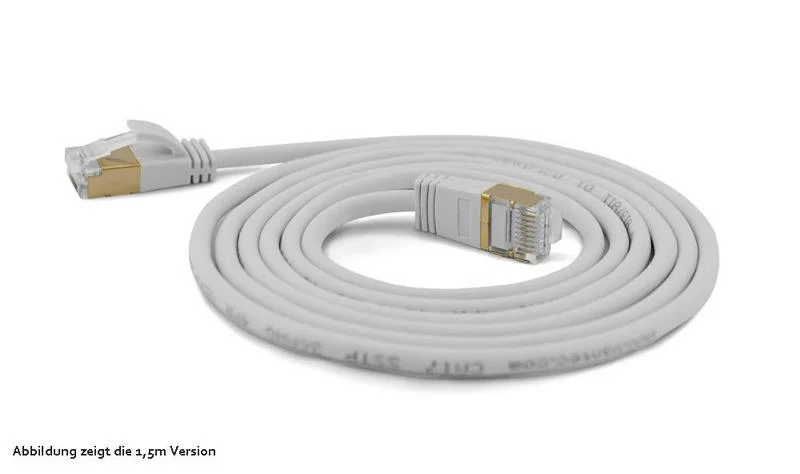 Wantec Patchkabel Sstp Cat7 Ste. Cat6a D=4mm 1,00.