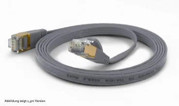 Cable Ftp Cat6 Wantec Q=1.6x6.5mm 0.20m Cinzento