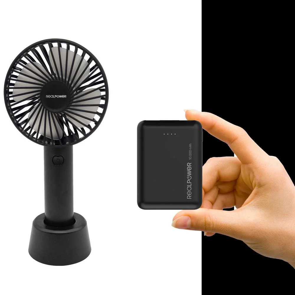 Pacote Realpower com Ventoinha M&oacute;vel e Pb-10000 M.