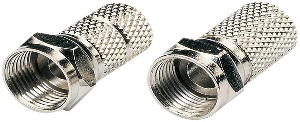 Conector F de tor&ccedil;&atilde;o para cabo Rg58