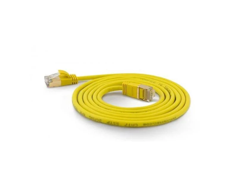 Wantec Patchkabel Sstp Cat7 Ste. Cat6a D=4mm 0,50m Amarelo