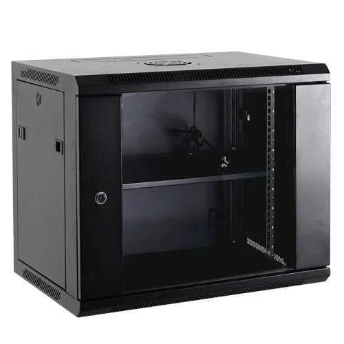 Arm&aacute;rio Rack para Parede - At&eacute; 9u Rack de 19" - At&eacute; 100 Kg de Carga - com Ventila&ccedil;&atilde;o e Guarni&ccedil;&otilde;es Pa