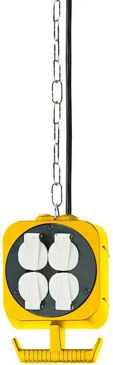 Brennenstuhl Pendel Stromverteiler  2x4-Schuko-Steckd. 5m