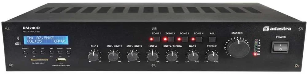 Rm240d Mixer-Amp 100v Bt/Dab+