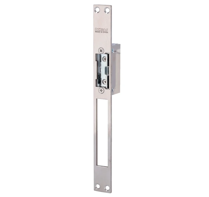 Abrepuertas El&eacute;ctrico Dorcas - para Puerta Sencilla  Pestillo Radial Regulable - Modo Apertura Fail