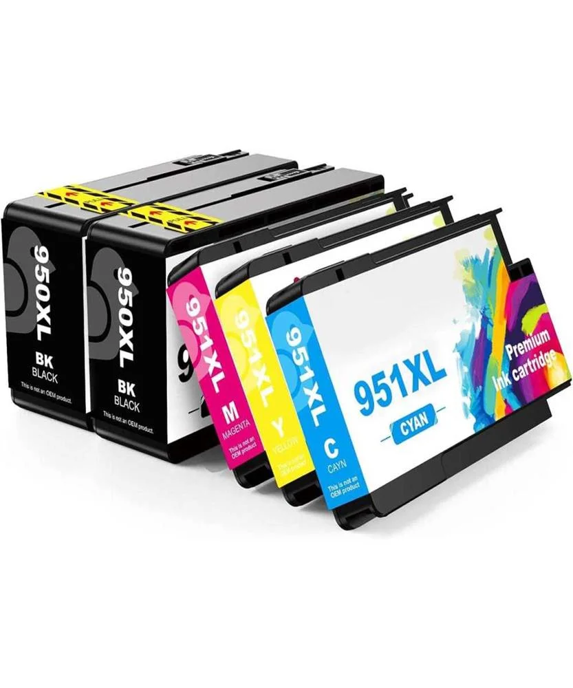 Conjunto 5 Tinteiros HP 950 XL / 951 XL Compat&iacute;ve.