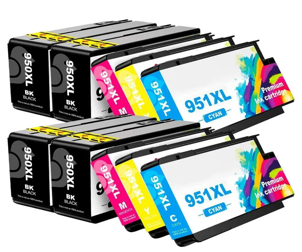 Conjunto 10 Tinteiros HP 950 XL / 951 XL Compat&iacute;v.