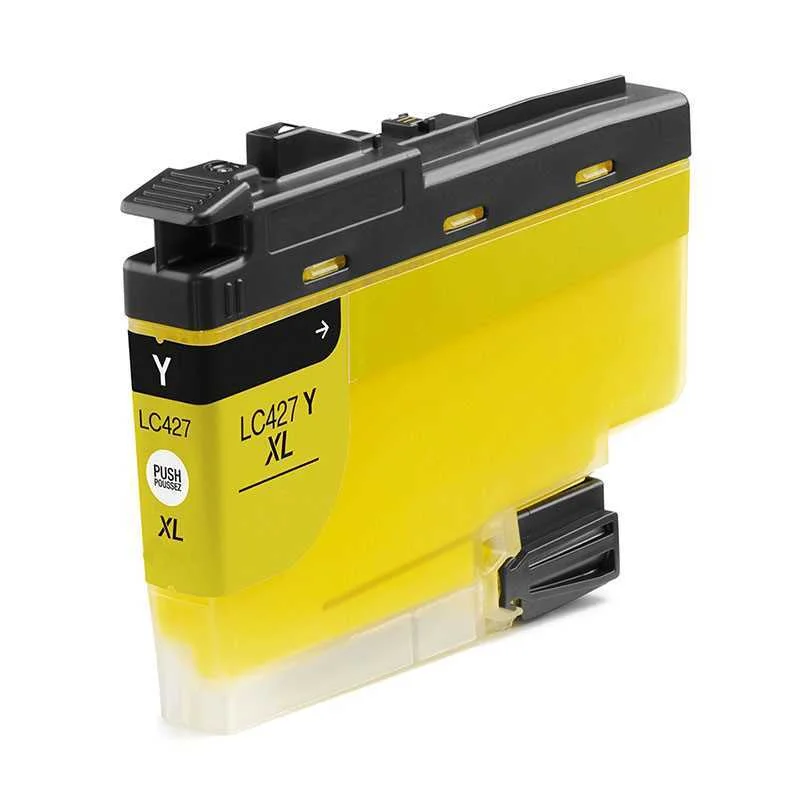 Tinteiro Brother Compat&iacute;vel LC427 XL Amarelo