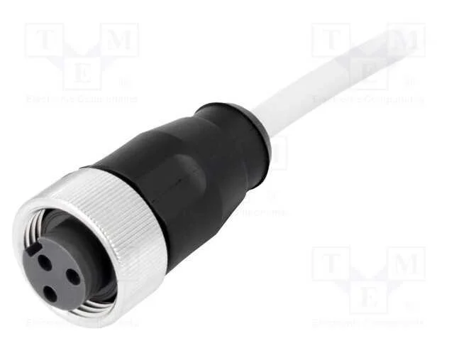 Ficha, 7/8", 1,5m, F&ecirc;mea, Pin: 3, Simples, com Cabo, Pvc