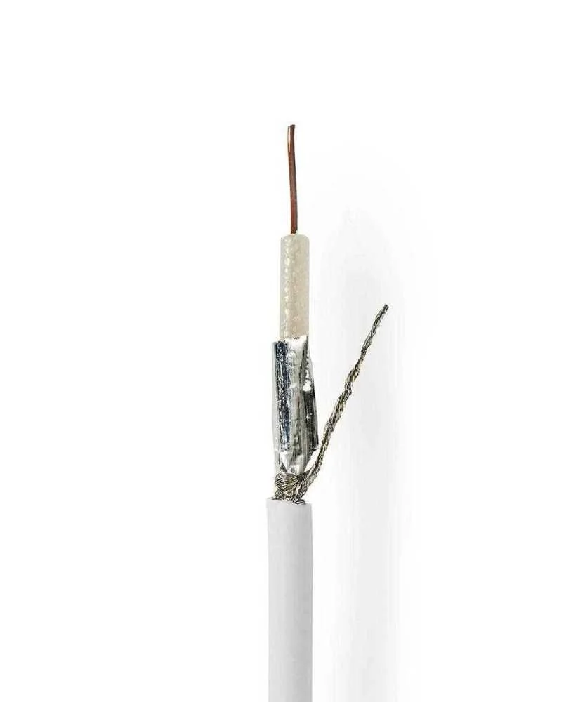Cable Coaxial En Bobina  Koka 799  75 Ohm  Doble .