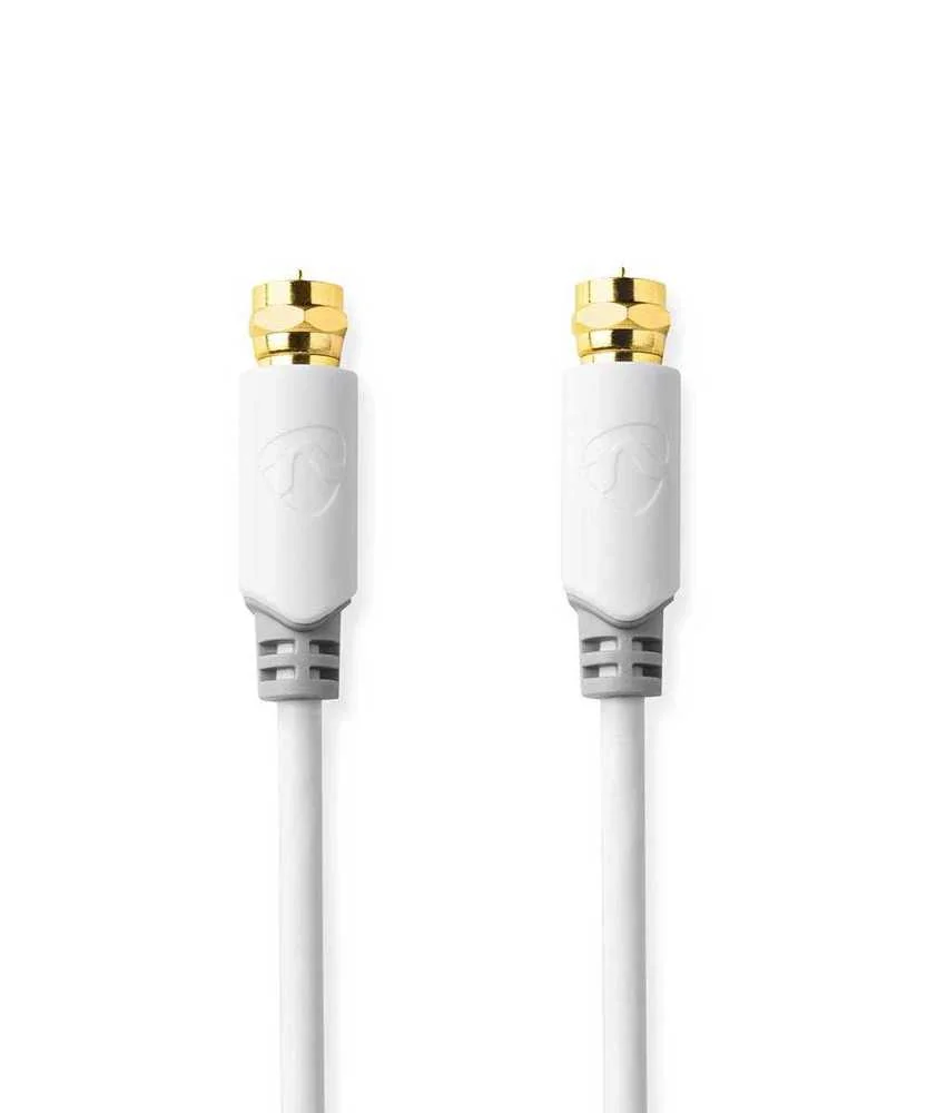 Nedis Csbw41000wt10 Cabo Coaxial 1 M Tipo F Branco