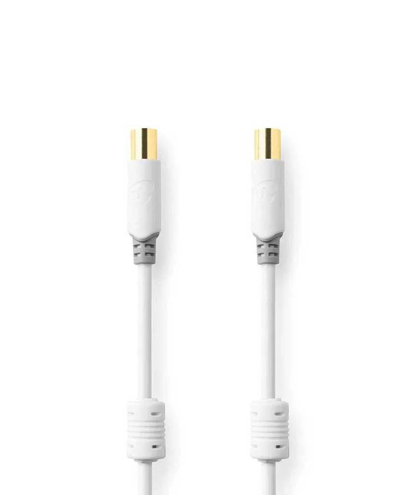 Nedis Csbw40015wt100 Cabo Coaxial 10 M Iec Branco