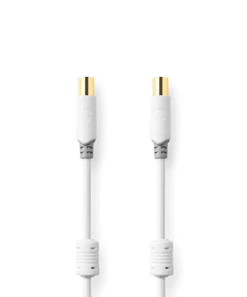 Nedis Csbw40015wt100 Cabo Coaxial 10 M Iec Branco