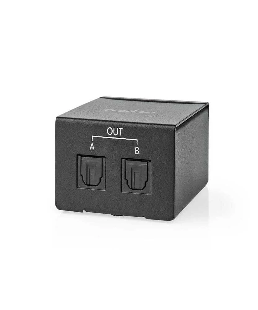 Nedis Aspl2512bk Repartidor de &Aacute;udio Preto