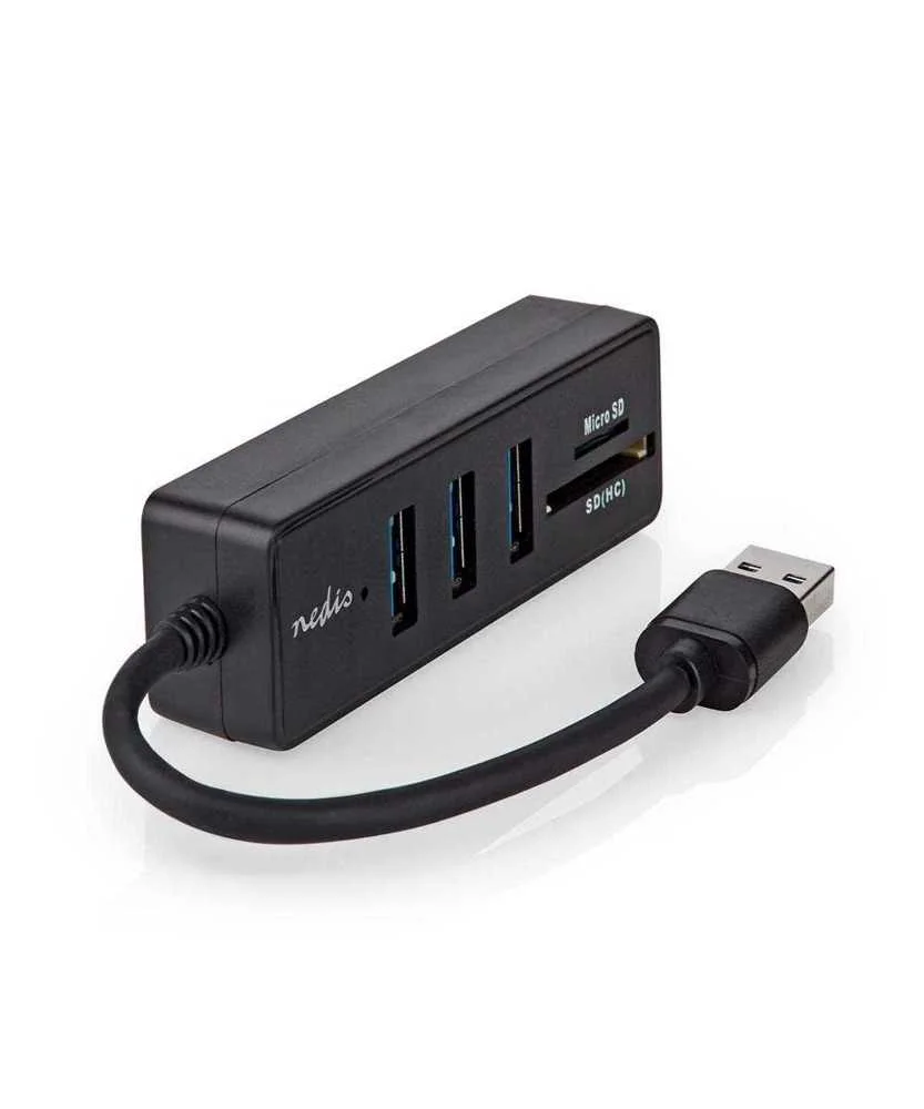 Concentrador Usb  Usb-A Macho  3x Usb a Hembra  5.