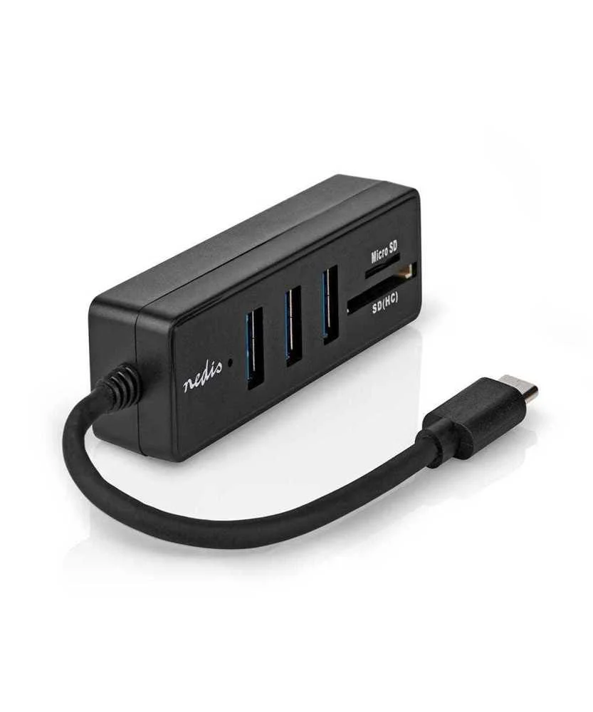 Concentrador Usb  1x Usb-C  3x Usb a Hembra  5-Po.