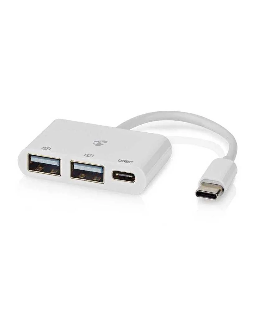 Concentrador Usb  1x Usb-C  1x Usb-C / 2x Usb 2.0.