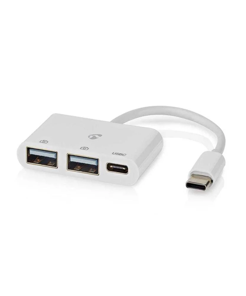 Concentrador Usb  1x Usb-C  1x Usb-C / 2x Usb 2.0.