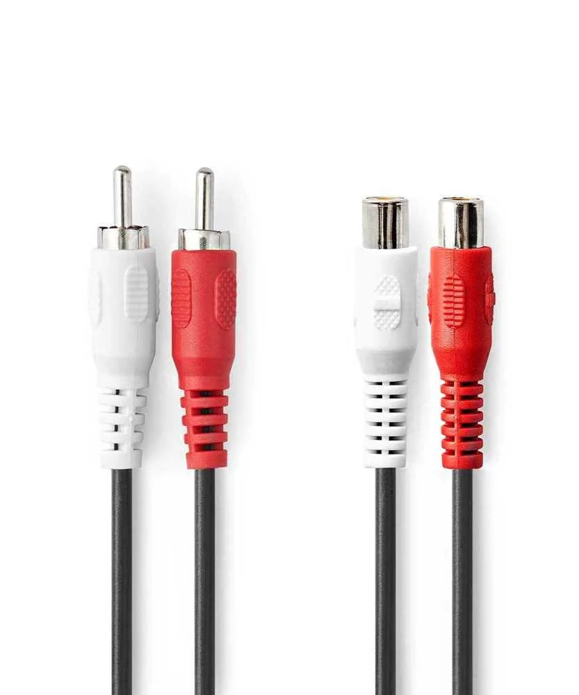 Nedis Cagl24205bk20 Cabo de &Aacute;udio 2 M 2 X Rca Pre.