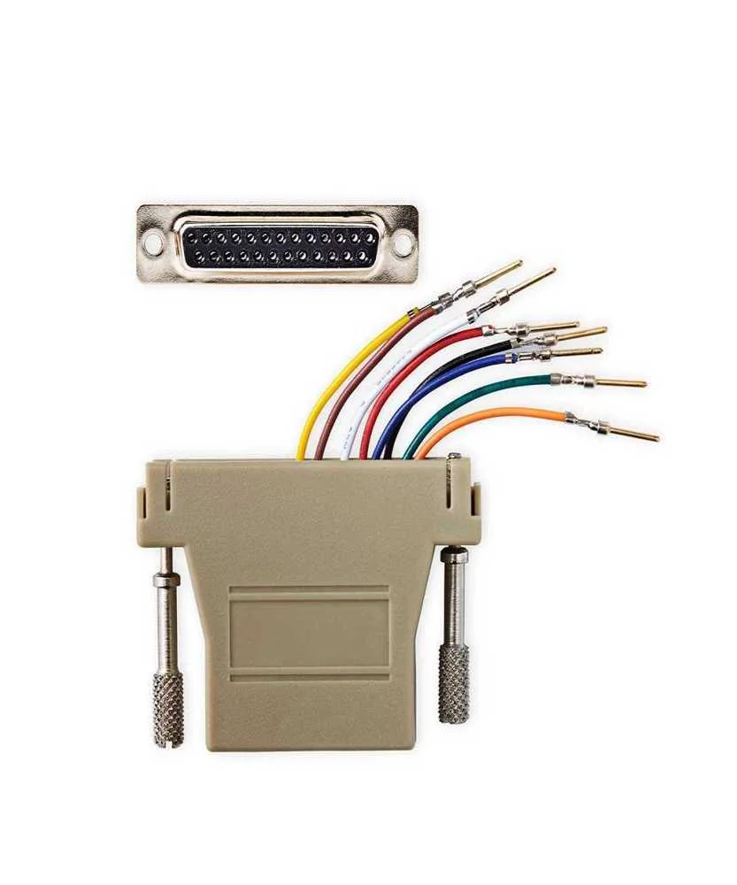 Adaptador Serie  Adaptador  D-Sub 25 Pines Hembra.