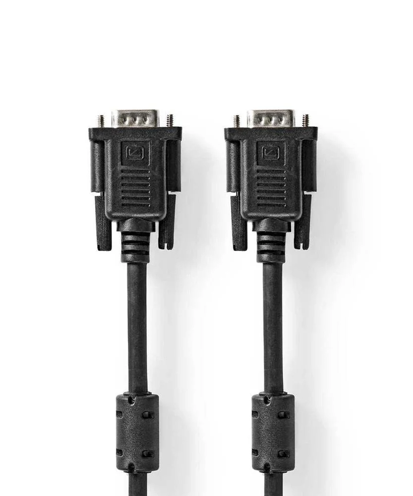 Nedis Ccgl59000bk100 Cabo Vga 10 M Vga (D-Sub) Pr.